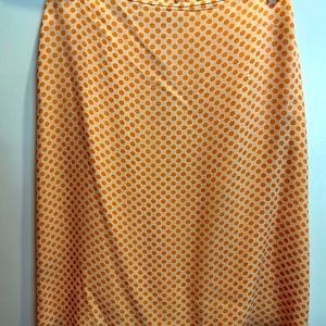 Tommy Bahama polkadot silk skirt, size 6